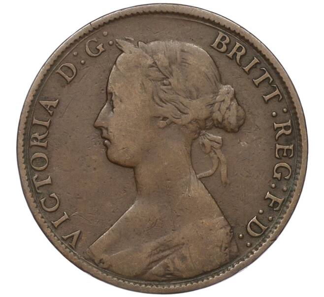 Монета 1 цент 1861 года Нью-Брансуик (Артикул K11-95119)