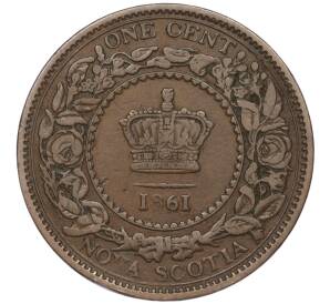 1 цент 1861 года Новая Шотландия — Фото №1