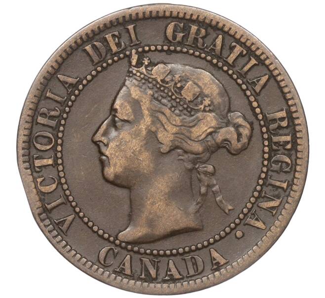 Монета 1 цент 1896 года Канада (Артикул K11-95125)