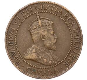 1 цент 1910 года Канада — Фото №2