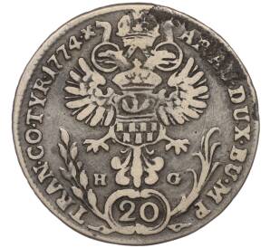 20 крейцеров 1774 года Трансильвания — Фото №1