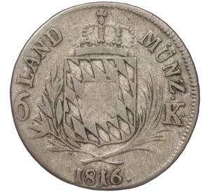 6 крейцеров 1816 года Бавария — Фото №1