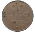 Монета 1 геллер 1821 года Франкфурт (Артикул: K11-95170) — Фото №1
