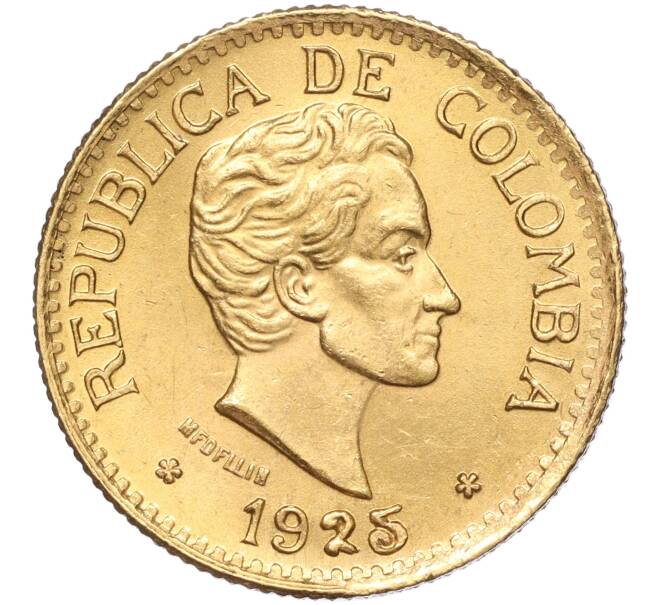 Монета 5 песо 1925 года Колумбия (Артикул M2-65388)
