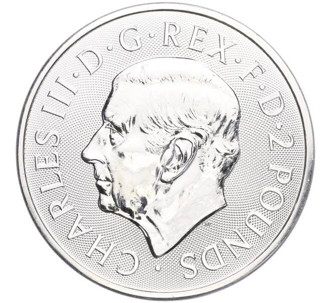 Монета 2 фунта 2023 года Великобритания «Легенда о Короле Артуре — Мэрлин» (Артикул M2-65397)