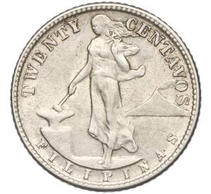 20 сентаво 1944 года D Филиппины (Администрация США) — Фото №1