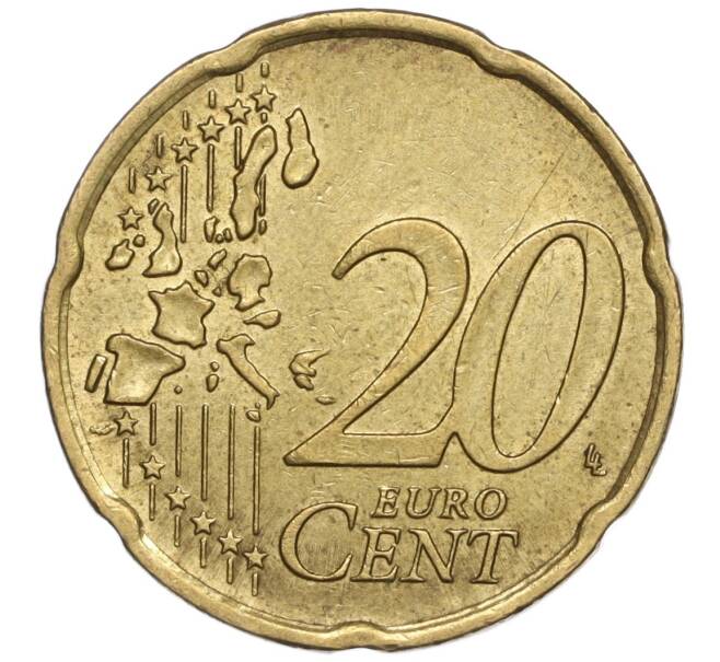 Монета 20 евроцентов 2002 года J Германия (Артикул K11-95420)