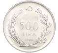 Монета 500 лир 1980 года Турция «ФАО — Развитие крестьянских женщин» (Артикул: K11-95499) — Фото №2