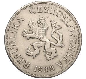 5 крон 1938 года Чехословакия — Фото №2