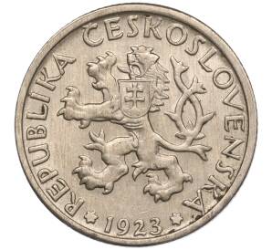 1 крона 1923 года Чехословакия — Фото №2