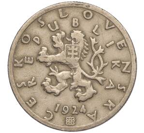 50 геллеров 1924 года Чехословакия — Фото №2