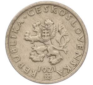 20 геллеров 1921 года Чехословакия — Фото №2