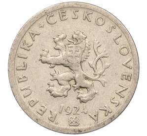 20 геллеров 1924 года Чехословакия — Фото №2