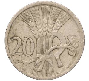 20 геллеров 1927 года Чехословакия — Фото №1