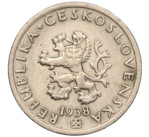 20 геллеров 1938 года Чехословакия — Фото №2
