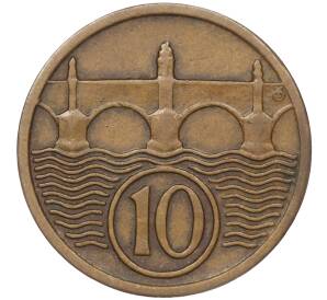 10 геллеров 1932 года Чехословакия — Фото №1