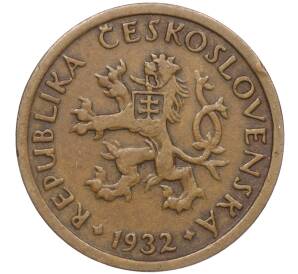 10 геллеров 1932 года Чехословакия — Фото №2