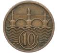 Монета 10 геллеров 1922 года Чехословакия (Артикул: K11-95619) — Фото №1