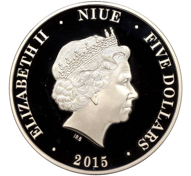Монета 5 долларов 2015 года Ниуэ «100 лет Первой Мировой войне — Высадка в Галлиполи» (Артикул M2-65462)