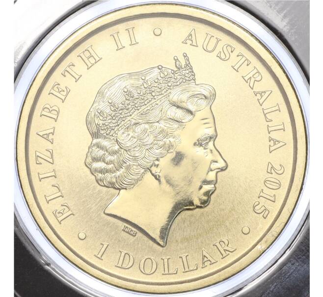 Монета 1 доллар 2015 года Австралия «100 лет Первой Мировой войне — Высадка в Галлиполи» (в блистере) (Артикул M2-65466)
