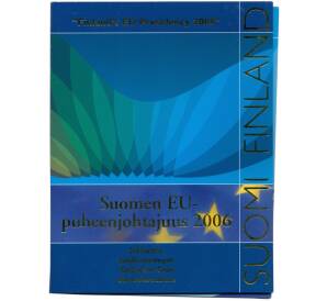 5 евро 2006 года Финляндия «Председательство Финляндии в ЕС» (в буклете) — Фото №2