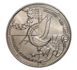 100 эскудо 1990 года Португалия «Золотой век открытий — Астронавигация» — Фото №1