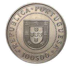 100 эскудо 1990 года 350 лет со дня восстановления португальской независимости — Фото №2