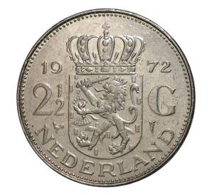 2 1/2 гульдена 1972 года — Фото №1