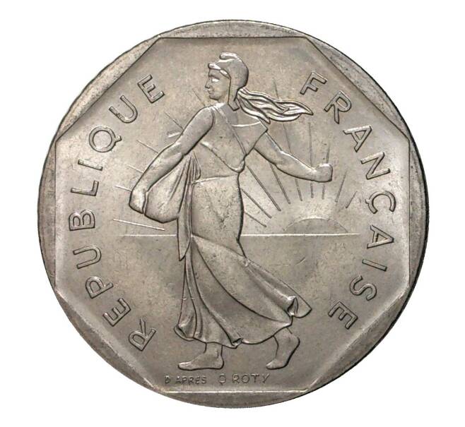 Монета 2 франка 1979 года (Артикул: M2-10177) — Фото №2