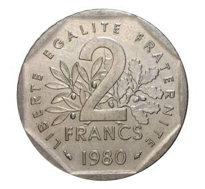 2 франка 1980 года — Фото №1