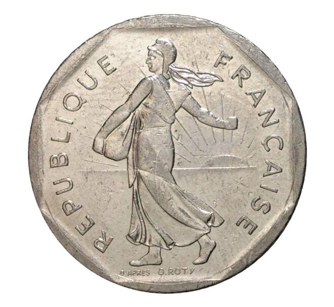 Монета 2 франка 1981 года (Артикул: M2-10179) — Фото №2