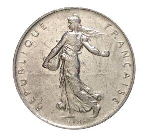 1 франк 1967 года — Фото №2