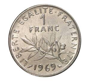 1 франк 1969 года — Фото №1