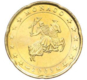 20 евроцентов 2003 года Монако — Фото №1