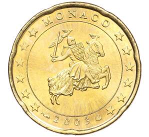 20 евроцентов 2003 года Монако — Фото №1