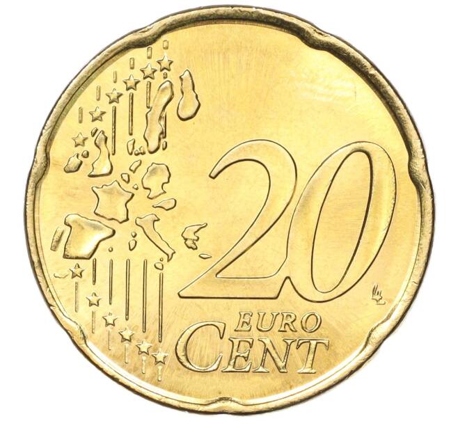 Монета 20 евроцентов 2003 года Монако (Артикул: M2-65489) — Фото №2