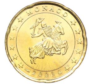 20 евроцентов 2003 года Монако — Фото №1