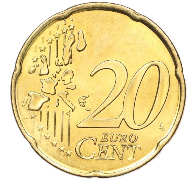 Монета 20 евроцентов 2003 года Монако (Артикул: M2-65493) — Фото №2