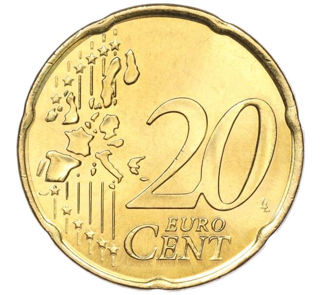 Монета 20 евроцентов 2003 года Монако (Артикул: M2-65494) — Фото №2
