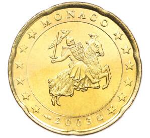 20 евроцентов 2003 года Монако — Фото №1