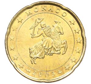 20 евроцентов 2003 года Монако — Фото №1