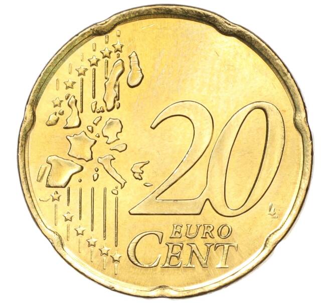 Монета 20 евроцентов 2003 года Монако (Артикул: M2-65498) — Фото №2
