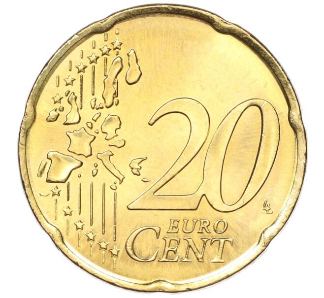 Монета 20 евроцентов 2003 года Монако (Артикул: M2-65500) — Фото №2
