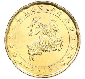 20 евроцентов 2003 года Монако — Фото №1