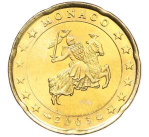20 евроцентов 2003 года Монако — Фото №1