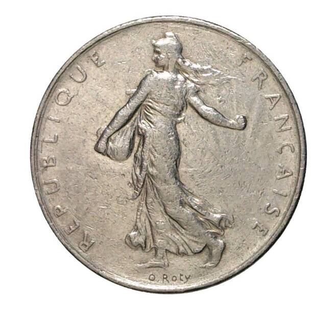 Монета 1 франк 1972 года (Артикул: M2-10191) — Фото №2