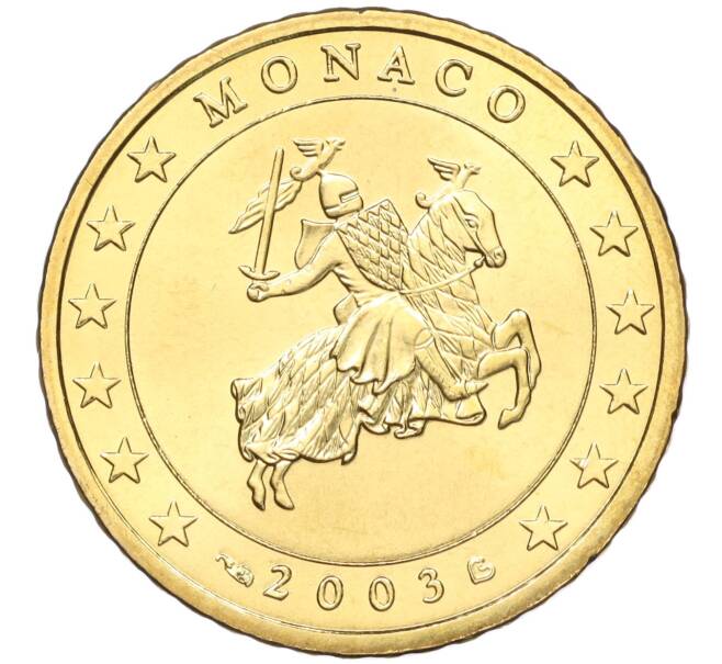 Монета 50 евроцентов 2003 года Монако (Артикул: M2-65506) — Фото №1