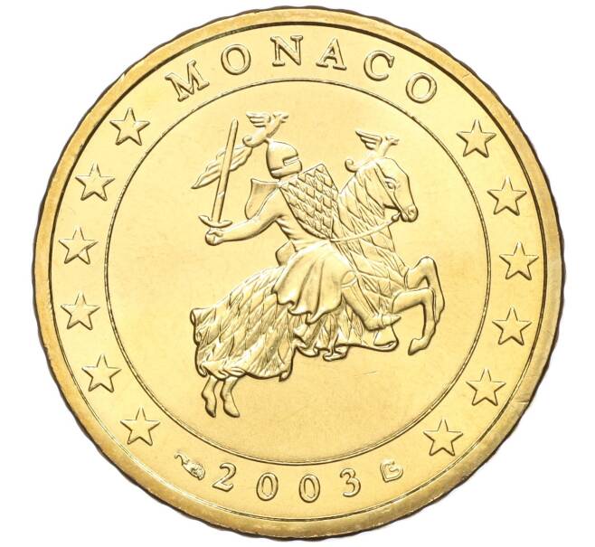 Монета 50 евроцентов 2003 года Монако (Артикул: M2-65510) — Фото №1