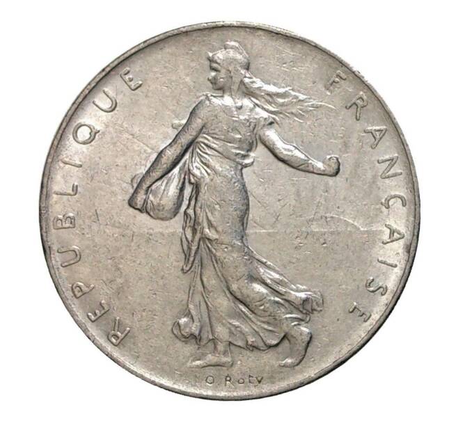 Монета 1 франк 1973 года (Артикул: M2-10192) — Фото №2