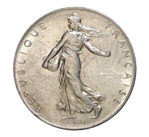 1 франк 1975 года — Фото №2